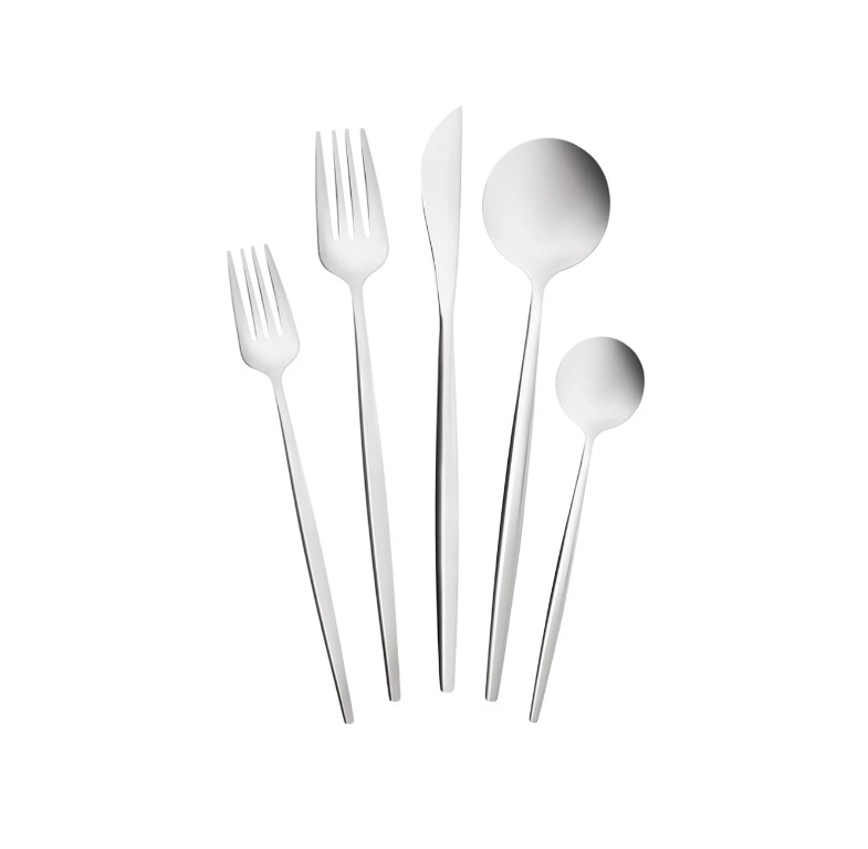 Karaca Stream Bone Saturn 24 Parça 6 Kişilik Yemek Takımı Platin